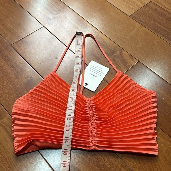 NWT ALC Pleated Coral Crop Camisole Top size 2 - Picture 12 of 12